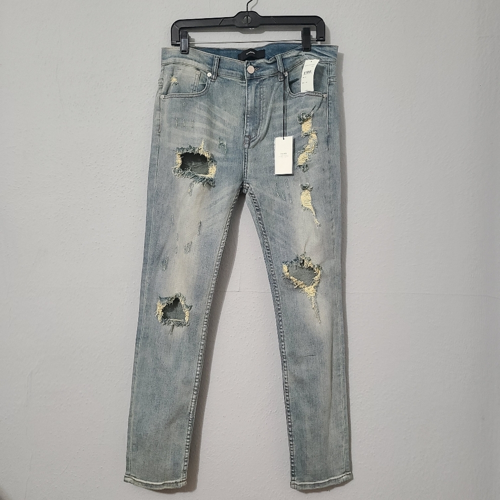 STAMPD Men's Porto Distressed‎ Jeans NWT Size 33